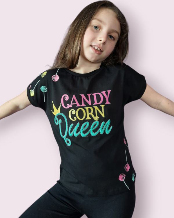 Bluzka dziewczęca Candy Corn Queen